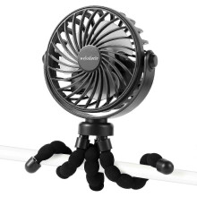 Ventilateur de poussette rechargeable, siège auto portable pour bébé, chargement USB portable avec f