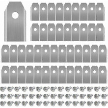 45 lames en titane, compatibles avec toutes les tondeuses à gazon robotisées Husqvarn/Automower/Yard