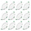 Spot LED encastré blanc 12 pièces 7 W - CHENG FU 1