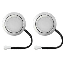 convient aux lampes de hotte aspirante 12 V DC 2 W avec douille EL, pack de 2 lampes LED intégrées pour