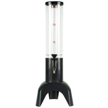 Convient pour robinet à bière de 1,5 l, robinet intégré, distributeur de boissons, noir, CHENG DU SI