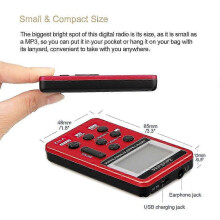 Convient pour RETEKESS V-112 Radio stéréo AM/FM portable de poche Radio de poche à syntonisation numérique 2 bandes Mini récepteur
