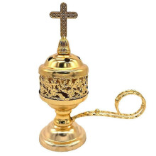 Convient pour brûleur d'encens au charbon de bois, porte-encens doré, charbon pour brûleur d'encens, bâtons d'encens
