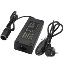 Convertisseur allume-cigare 12 V 15 A 160 W, adaptateur 220 V vers 12 V, pour voiture, maison, UE