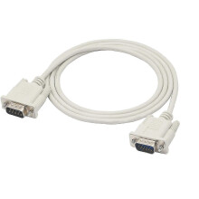Câble adaptateur DB 9 broches vers VGA 15 broches mâle Câble convertisseur RS232 vers VGA adapté aux imprimantes d'ordinateur
