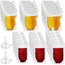 Lot de 30 sachets à boissons adaptés aux festivals Homgaty Festival Drink Smuggle Secret Flask réutilisable