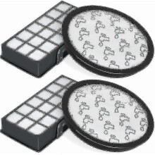 convient pour lot de 2 filtres Hepa pour Rowenta Silence Force Cyclonic 4aaaa Ro7647ea Ro7663ea Ro7676ea