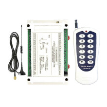 Télécommande sans fil RF 12 canaux DC12V 24V 12 canaux avec récepteur
