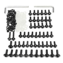 Convient pour le kit de boulons et d'écrous de carénage de moto universel de 158 pièces Vis de carrosserie de moto