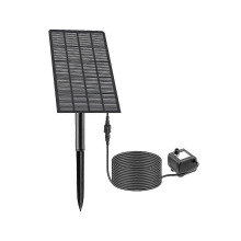 Convient pour pompe de fontaine à énergie solaire 180 L/H Pompe à eau pour bain d'oiseaux Jardin Arrière-cour Piscine So