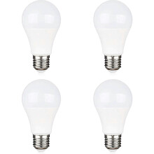 Ampoule LED E27 12 V 9 W, blanc froid 6 000 K, équivalent halogène 75 W, AC/DC, 12 V, 24 V, lot de 4