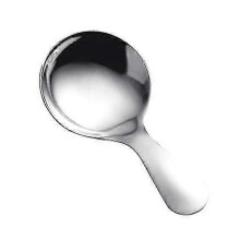 Cuillère à glace en acier inoxydable à manche court, pour sucre, sel, épices, assaisonnements, cuillère