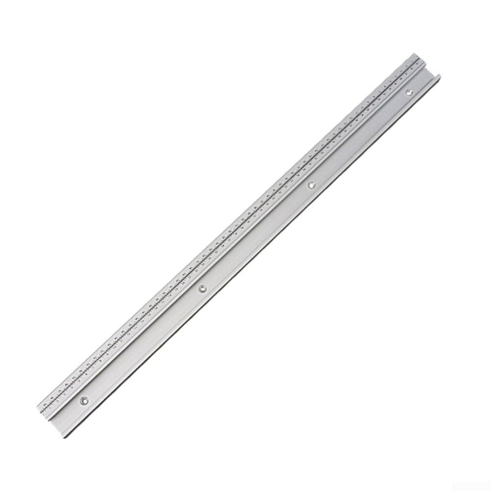 Heavy Duty Aluminum Alloy 45 Type T Slot Miter Rail 60Cm With Scale For Precision Installation And Woodworking Tools 6482260168258