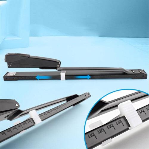 Long Sleeve Stapler A3 Central Binding Machine for 50 Pages, Labor-Saving Multipage Financial Stapler 39*4*6.5CM 2