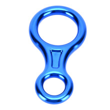 Kletter-Entferner Abseilfigur 8 aus Aluminiumlegierung 45KN passend für 8-13mm Seil