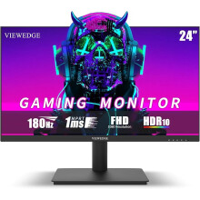 24 Inch Viewedge Gaming Monitor with 180Hz VA 1ms FHD 1080p PC Monitor