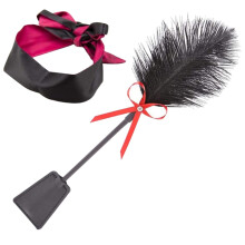Erotic Feather Pat with Bow Tease - Soft Material Easter Bunny Bottle Unit Size, Ideal for Sensual Play
