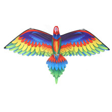 Großer 3D-Papagei-Drachen für Kinder & Erwachsene, Einfach zu fliegen, 140x78cm