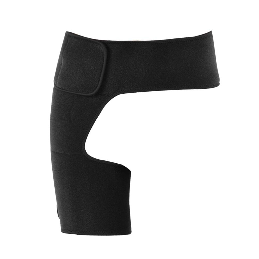 Thigh Groin Support Brace for Sciatica Pain Relief, Breathable Unisex Hip Thigh Compression Belt for Muscle Strain Prevention