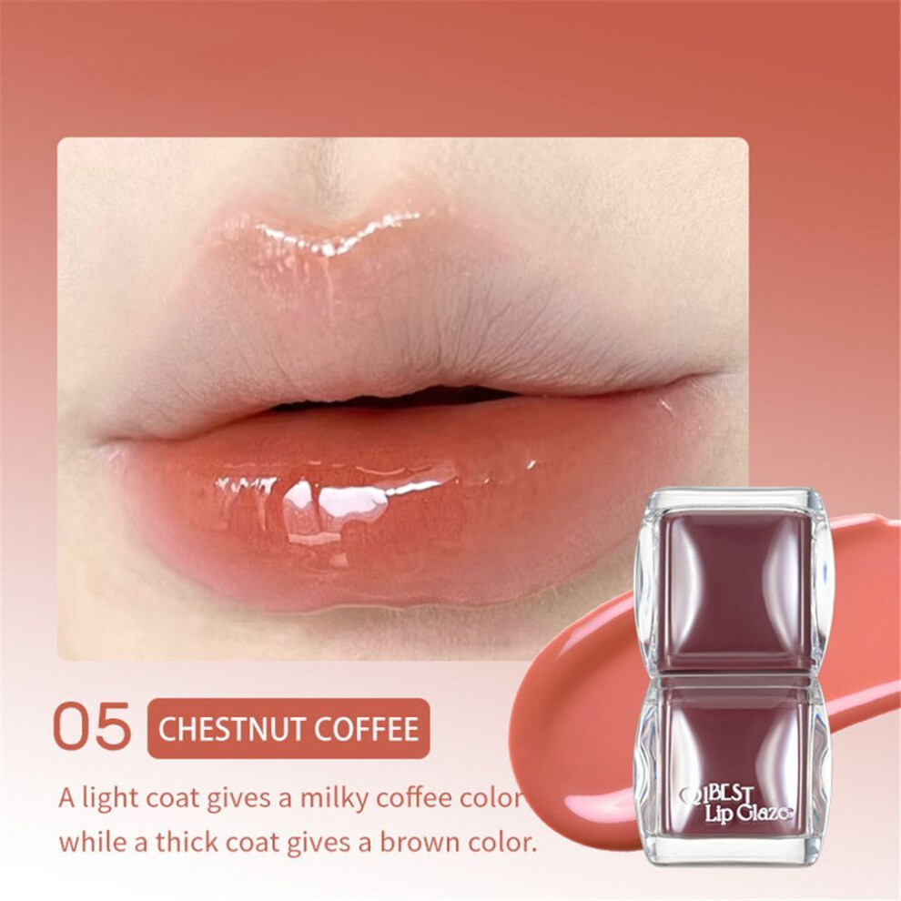 (Type#5) Qibest Light Nude Makeup Waterproof And Sweat-proof High Gloss Glass Ice Mirror-image-OPC-PK5YFMK-NEW