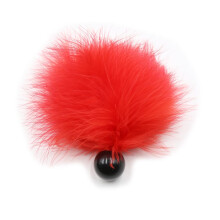 Feather Tickler Red Feather Tickler for Couples, SM Bondage Role Play Sex Toy for Beginners, Soft Material