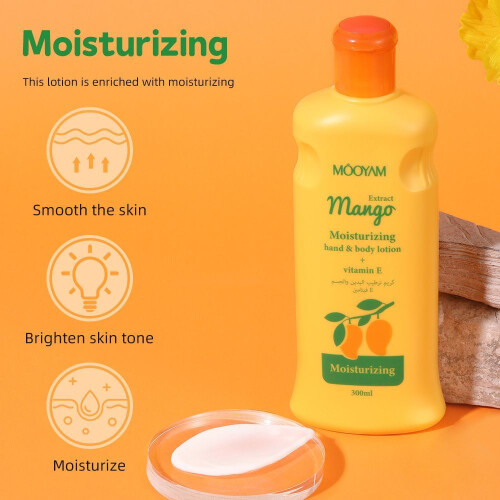Mooyam Mango Vitamin E Body Lotion Moisturizing And Moisturizing Dry Skin 2