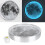 GEEKCOOK Silver Round Decorative LED Sound Control 11