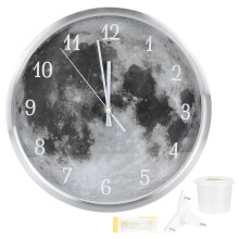 GEEKCOOK Silver Round Decorative LED Sound Control