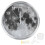 GEEKCOOK Silver Round Decorative LED Sound Control 1