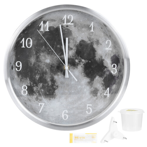 GEEKCOOK Silver Round Decorative LED Sound Control