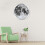 GEEKCOOK Silver Round Decorative LED Sound Control 6