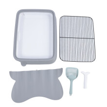 Dog Potty Tray with High Wall Splash Proof Easy To