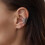 Gothic Spider Web Halloween Ear Clips, Gun Black-03728 1