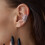 Gothic Spider Web Halloween Ear Clips, Gun Black-03728 4
