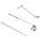 3PCS Candle Accessory Set Candle Wick Trimmer 8
