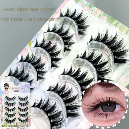 (Type#2) Honey Box Japanese Hard Stem Big Devil False Eyelashes Thick Photogenic Cos 1
