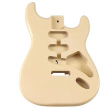 Electric Guitar Body DIY Kit with Packaging Box, Lightweight Wood, Compatible with Strat and Tele Models