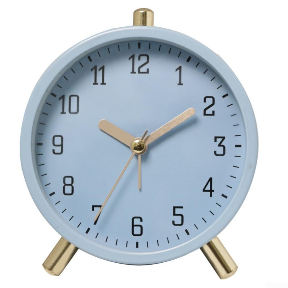 Creative Silent Alarm Clock For Kids, Promotes Independence, Responsibility, And Time Management Skills Blue