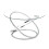 Comfy Living (Silver) Round Abstract Tempered Glass Coffee Table Chrome Effect Frame In Gold Or Silver 6
