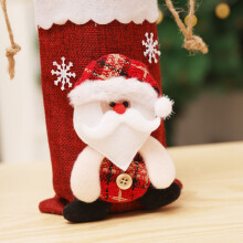 Christmas Santa Wine Bottle Cover, Gift Bag, Champagne Cover, Hotel Restaurant Party Decoration, Snowman