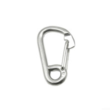 Stainless Steel M10 Carabiner with Robust Design for Outdoor Applications, 10mm Size, High Load Capacity