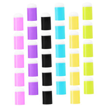 Finger Sponge Painting Brushes Set of 30, Foam Drawing Swabs for Kids Art Projects, Plastic Finger Paint Tools