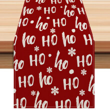 Christmas Linen Table Runner Popular Printed Tablecloth Party Decoration Mat Tea Flag Same Day Delivery Style 233*183cm