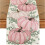 Autumn Pumpkin Eucalyptus Leaf Print Table Runner 33x275cm Linen Thanksgiving Decor 1