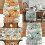 Autumn Pumpkin Eucalyptus Leaf Print Table Runner 33x275cm Linen Thanksgiving Decor 3