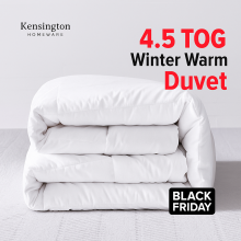 (4.5 Tog Quilt, Double) Luxury Microfiber Duvet with Hollowfiber Filling Soft, Anti-Allergy Quilt