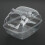 Baignoire pour hamster à double usage L Cap plastique PS doré 7