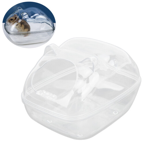 Baignoire pour hamster à double usage L Cap plastique PS doré