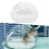 Baignoire pour hamster à double usage L Cap plastique PS doré 16