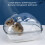 Baignoire pour hamster à double usage L Cap plastique PS doré 5